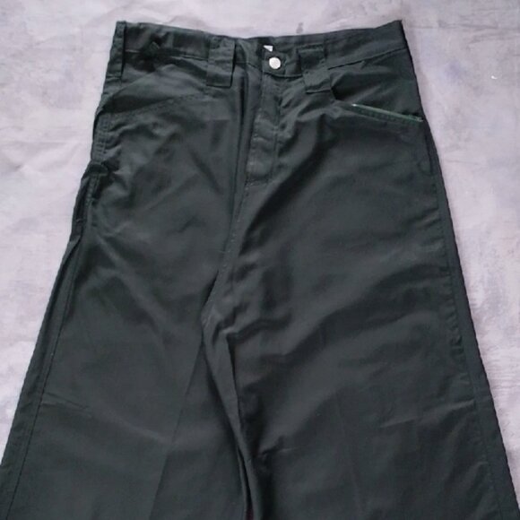 Vintage 90s Big Baggy SNUG INDUSTRIES Dark Green Wide-Leg Pants - Picture 11 of 12